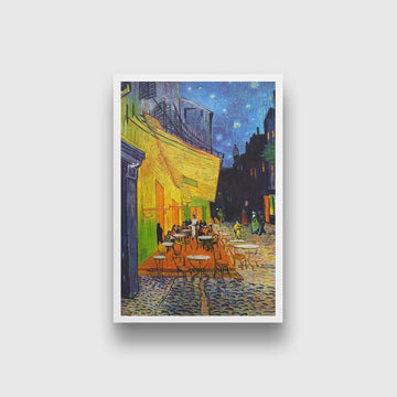 Cafe Terrace at Night by Van Gogh Painting-Meri Deewar - MeriDeewar