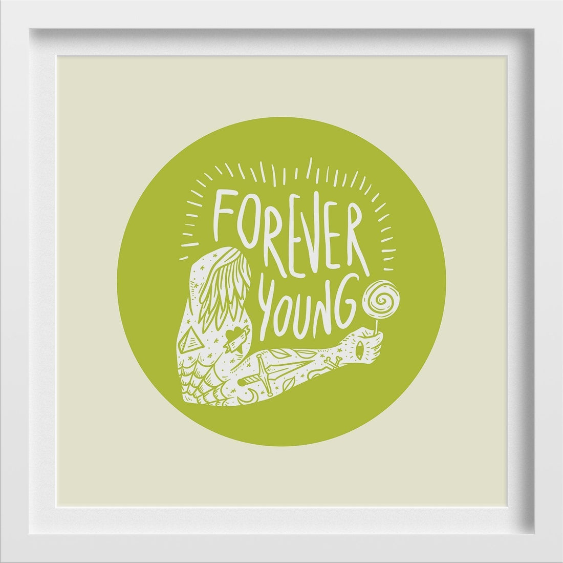 Forever Young Artwork Painting - Meri Deewar - MeriDeewar