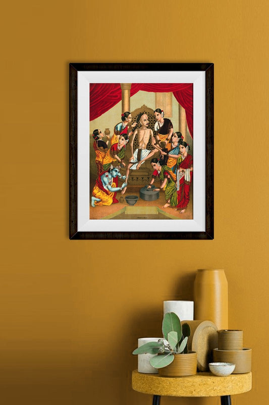 A seven women and Krishna Painting-Meri Deewar - MeriDeewar