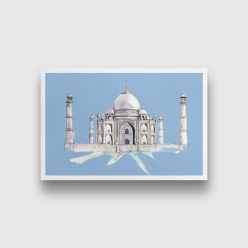 Taj Mahal Illustration Painting -  Meri Deewar