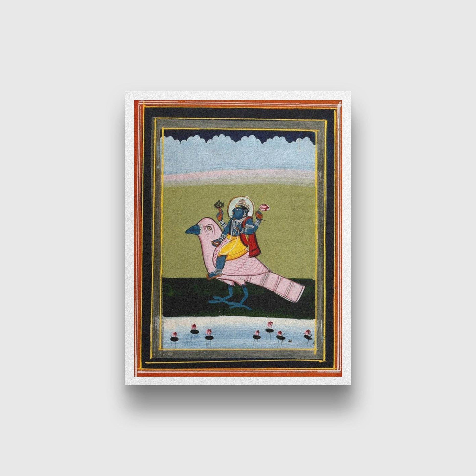 Vishnu as Satyanarayan Painting - Meri Deewar - MeriDeewar