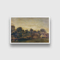 Farming Village at Twilight By Van Gogh Painting - Meri Deewar - MeriDeewar