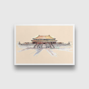 Forbidden City Illustration Painting - Meri Deewar