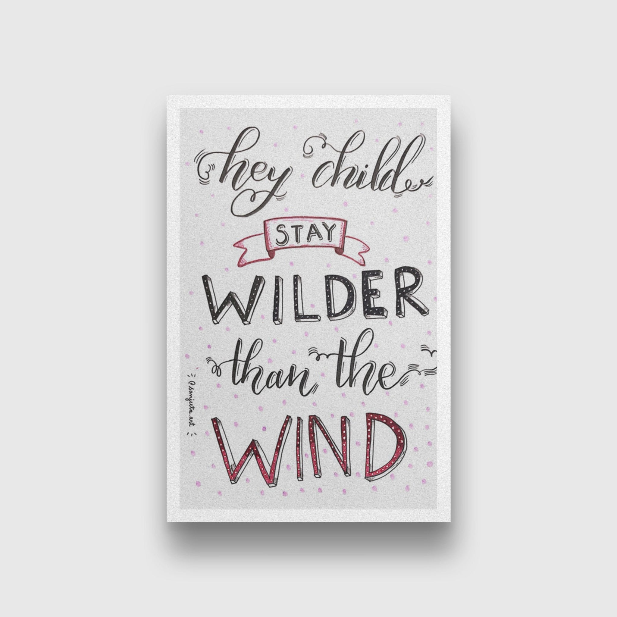 Wilder than the wind Painting - Meri Deewar