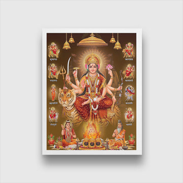 Durga Mata Painting