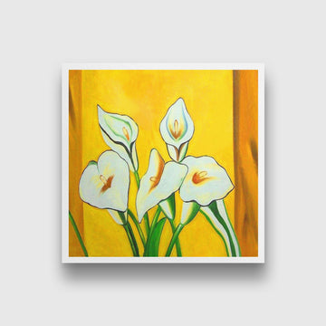 Lily Flower Painting - Meri Deewar - MeriDeewar