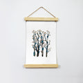 Trees Branches Hanging Canvas Painting - Meri Deewar - MeriDeewar