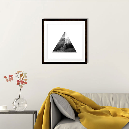 Modern Art Abstract Triangle - Meri Deewar - MeriDeewar