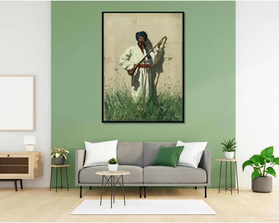 Dutar player-Meri Deewar Painting - Meri Deewar - MeriDeewar