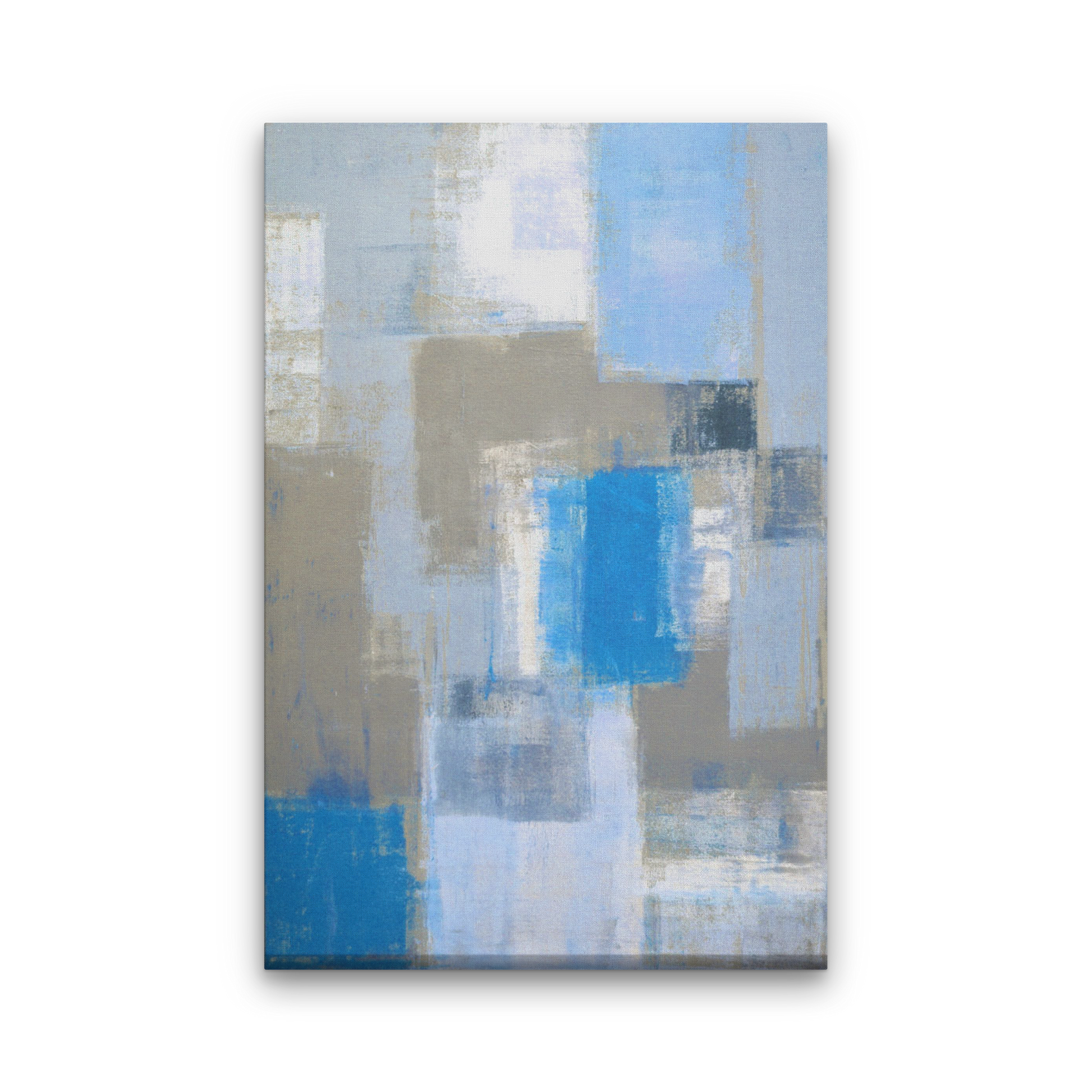 Blue & Grey Abstract Paintings