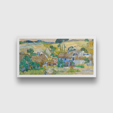 Farms near Auvers (1890) famous landscape painting