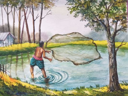Fishing Advenures Painting - Meri Deewar