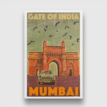 Gate Way of Inida Vintage Poster