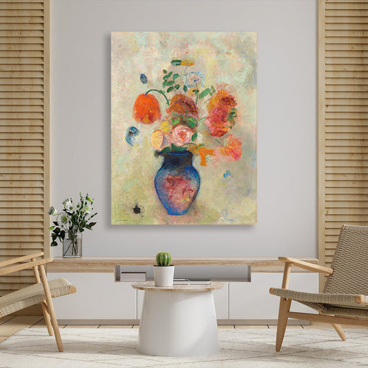 Large Vase with Flowers painting