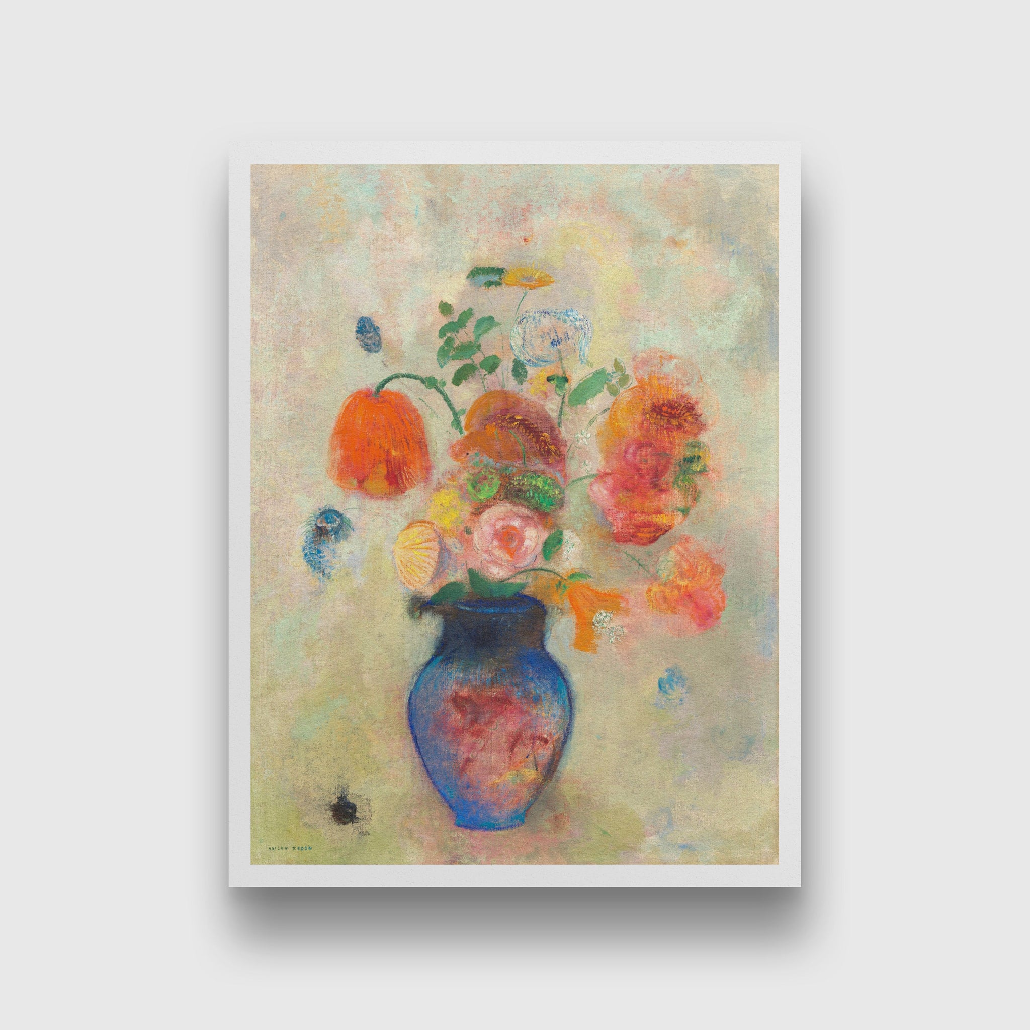 Large Vase with Flowers painting