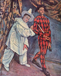 Pierrot and Harlequin Painting - Meri Deewar - MeriDeewar