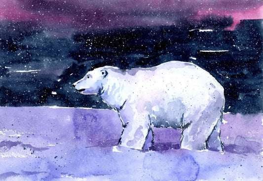 Polar Bear Painting - Meri Deewar