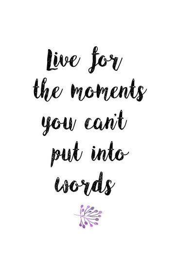 Live For The Moments _Poster