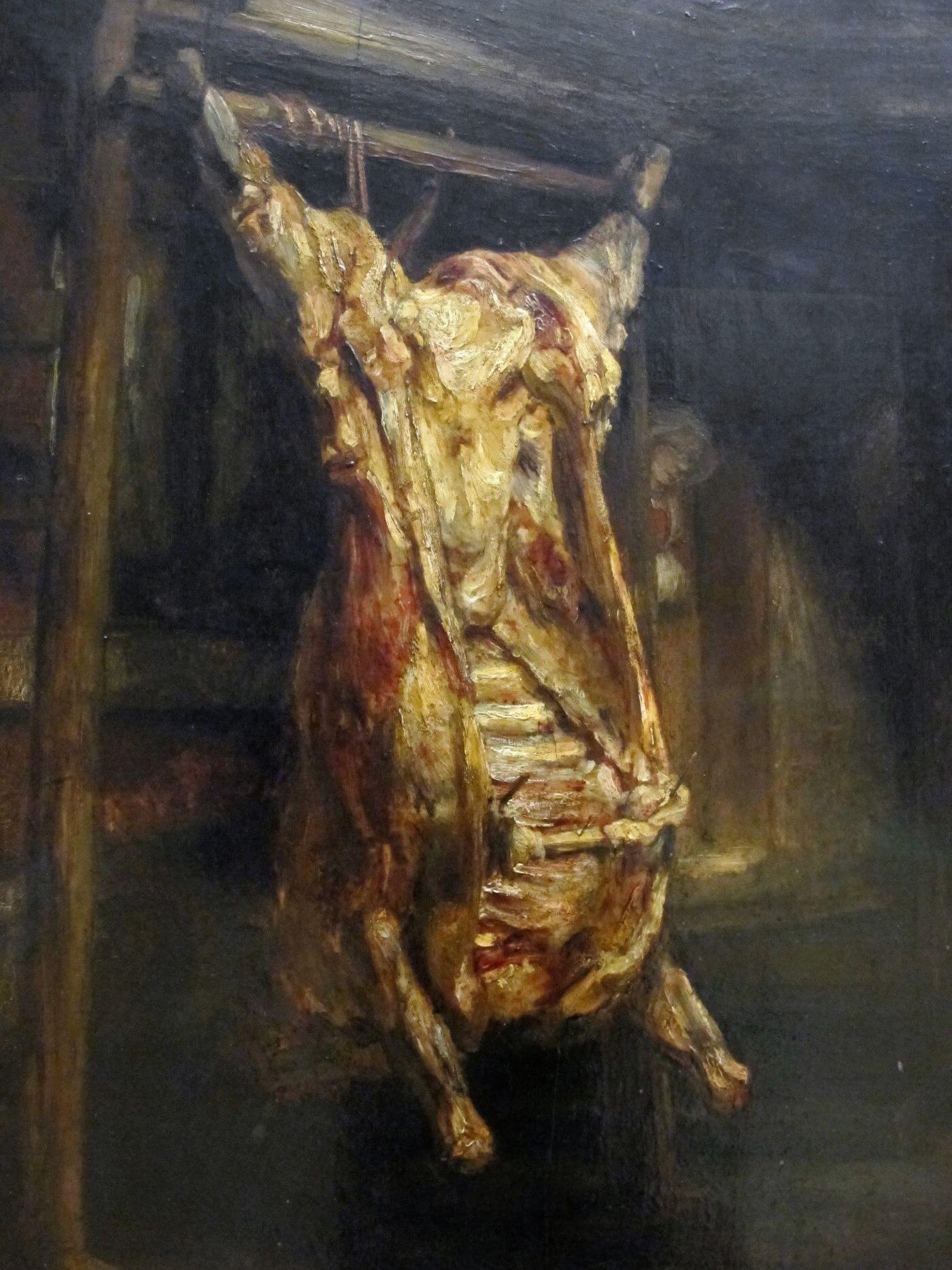 Slaugtered Ox Painting - Meri Deewar - MeriDeewar