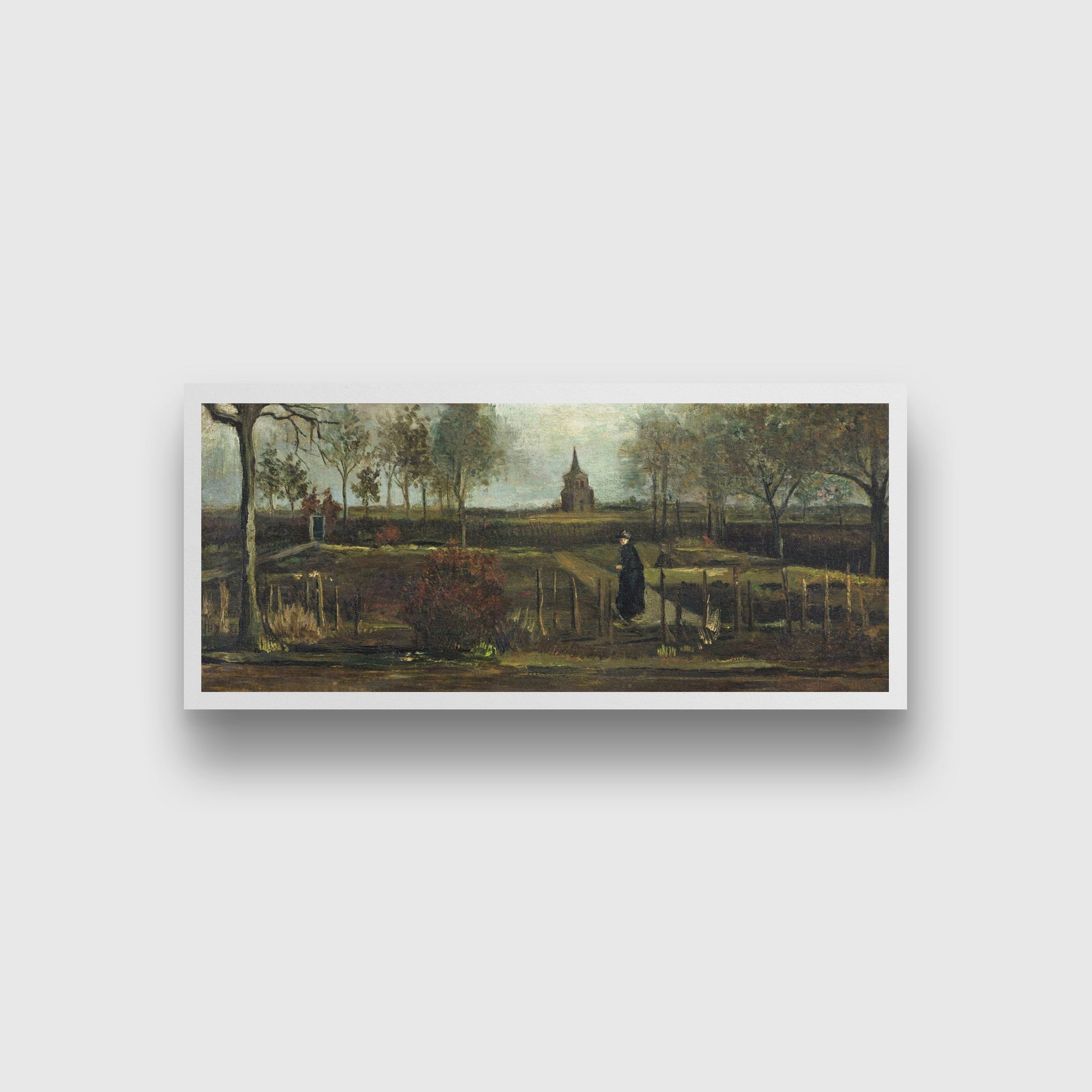 The Parsonage Garden at Nuenen (1884) famous painting
