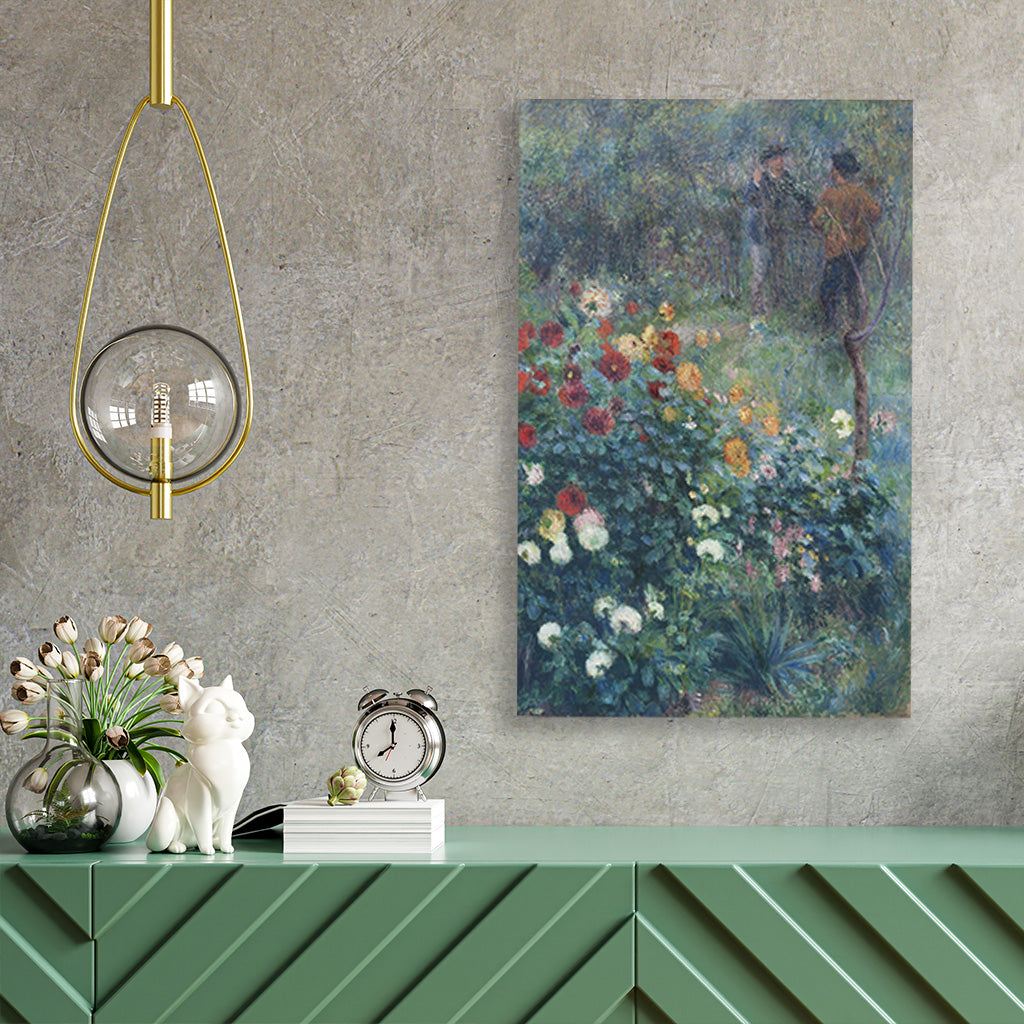 The Garden in the Rue Cortot Painting - Meri Deewar