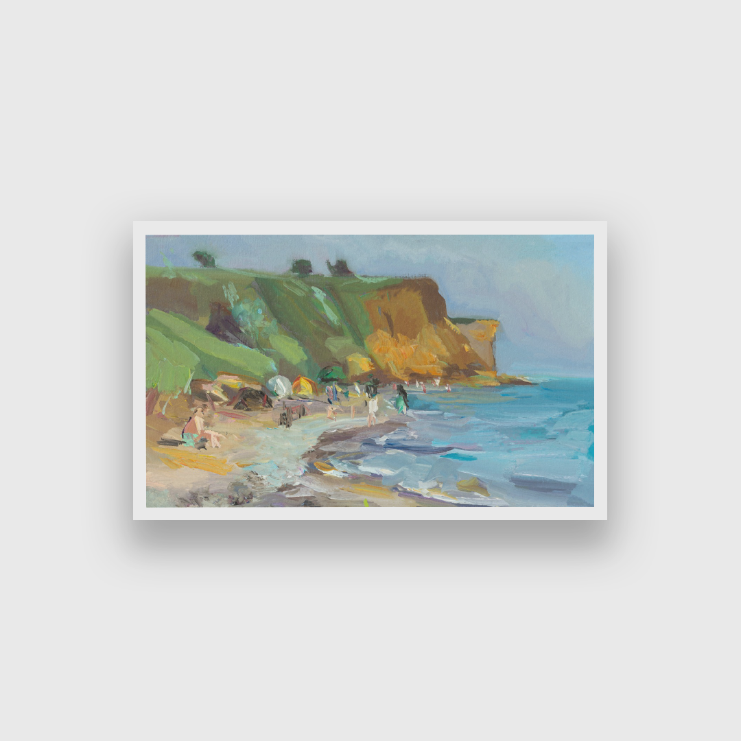 Beach Sea Oil Painting Quick Sketch Painting