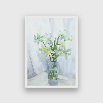 Daffodils Gouache Painting