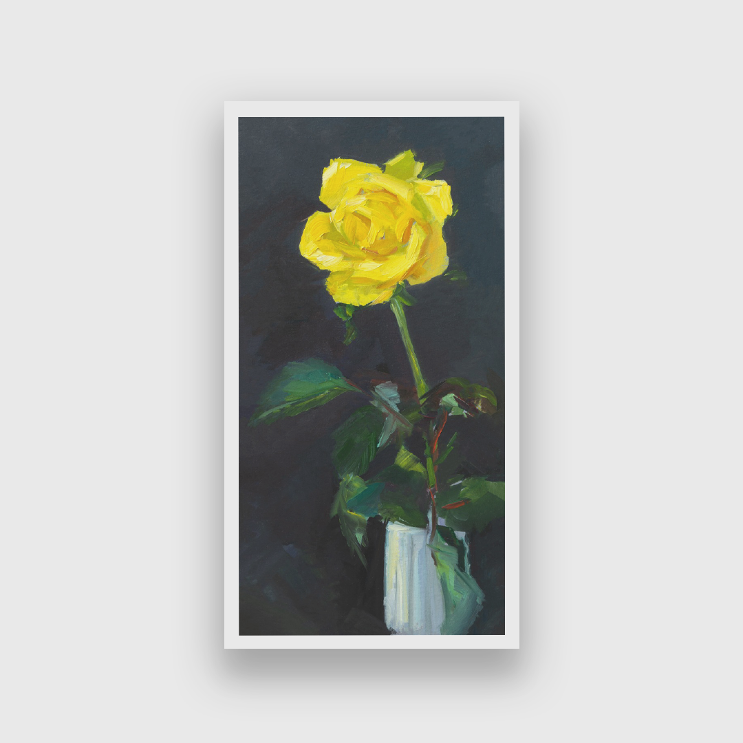 Rose Vase Oil painting