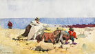 A Clam Bake painting - Meri Deewar 2 : 1 Horizontal Premium Wall Art Canvas by MeriDeewar