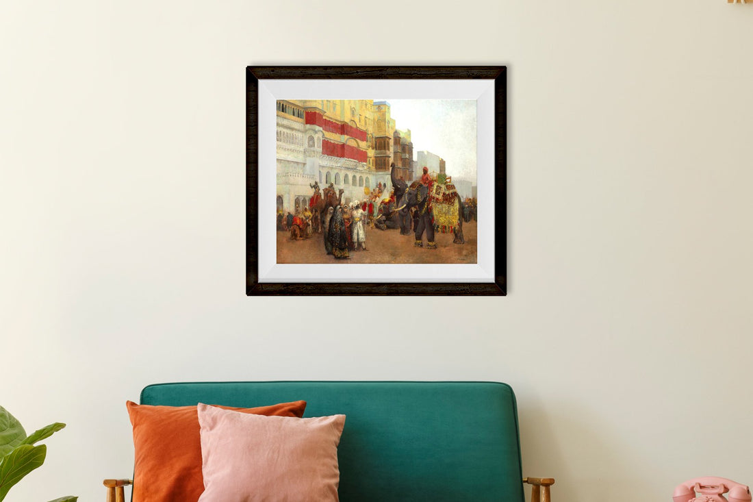 A fete day at bekanir (beloochistan_bekanir) Painting - Meri Deewar 4 : 3 Horizontal Premium Wall Art Canvas by MeriDeewar