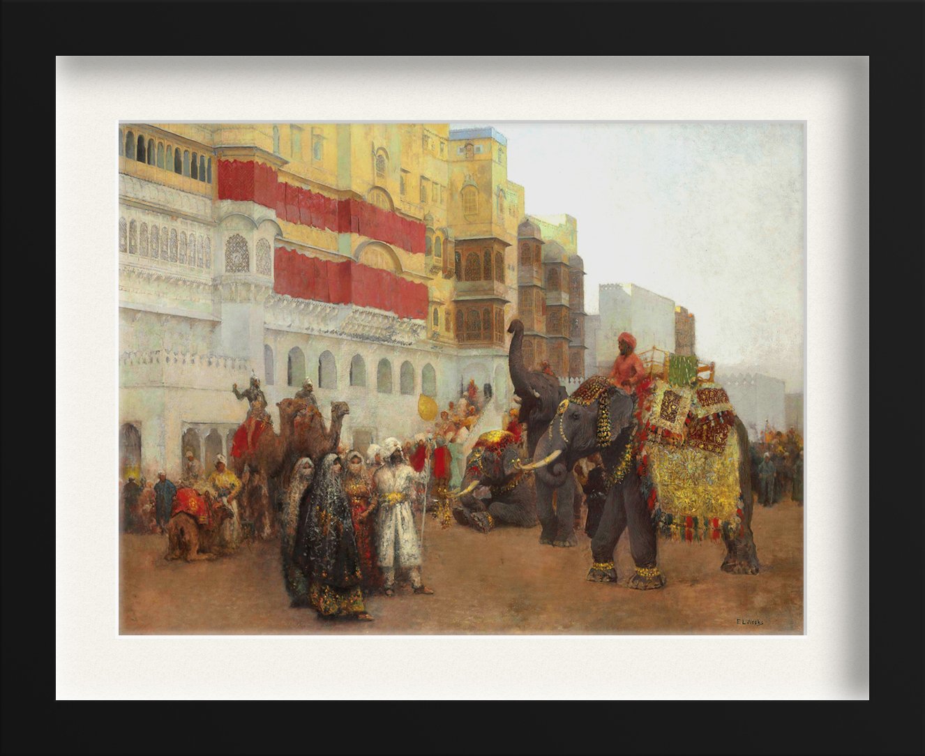 A fete day at bekanir (beloochistan_bekanir) Painting - Meri Deewar 4 : 3 Horizontal Premium Wall Art Canvas by MeriDeewar