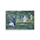 A Game of Croquet Painting - Meri Deewar 3 : 2 Horizontal Premium Wall Art Canvas by MeriDeewar