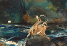 A Good Shot Adirondacks painting - Meri Deewar 3 : 2 Horizontal Premium Wall Art Canvas by MeriDeewar