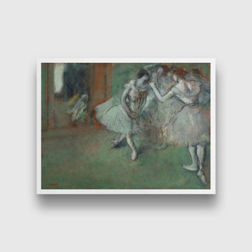 A Group of Dancers Painting - Meri Deewar 4 : 3 Horizontal Premium Wall Art Canvas by MeriDeewar