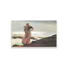 A Light on the Sea painting - Meri Deewar 2 : 1 Horizontal Premium Wall Art Canvas by MeriDeewar