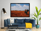 A male Asian elephant Painting - Meri Deewar 3 : 2 Horizontal Premium Wall Art Canvas by MeriDeewar