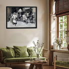 A Marriage Procession in India Painting 3 : 2 Horizontal Premium Wall Art Canvas by MeriDeewar