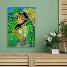 A Portrait Of A Parisian Actress Painting-Meri Deewar 3 : 4 Vertical Premium Wall Art Canvas by MeriDeewar