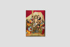 A seven women and Krishna Painting-Meri Deewar 3 : 4 Vertical Premium Wall Art Canvas by MeriDeewar