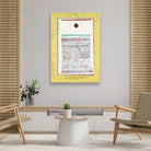 A sheet from the city book painting - Meri Deewar 3 : 4.2 Vertical Premium Wall Art Canvas by MeriDeewar