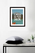 A smooth sea _ poster Poster A3 / Poster Premium Wall Art Canvas by MeriDeewar