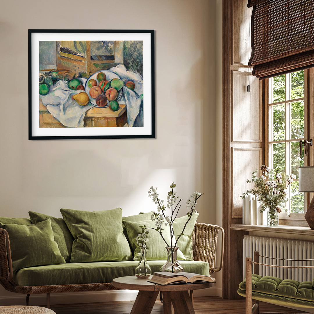 A Table Corner Painting 5 : 4 Horizontal Premium Wall Art Canvas by MeriDeewar