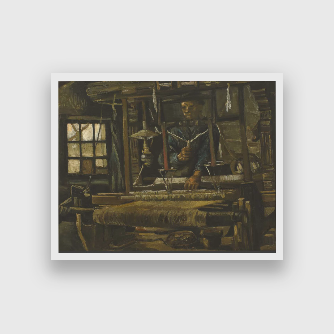 A Weaver's Cottage Painting 2 : 1 Horizontal Premium Wall Art Canvas by MeriDeewar