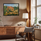 Abandoned House near Aix-en-Provence Painting 5 : 4 Horizontal Premium Wall Art Canvas by MeriDeewar