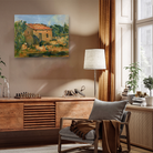 Abandoned House near Aix-en-Provence Painting 5 : 4 Horizontal Premium Wall Art Canvas by MeriDeewar