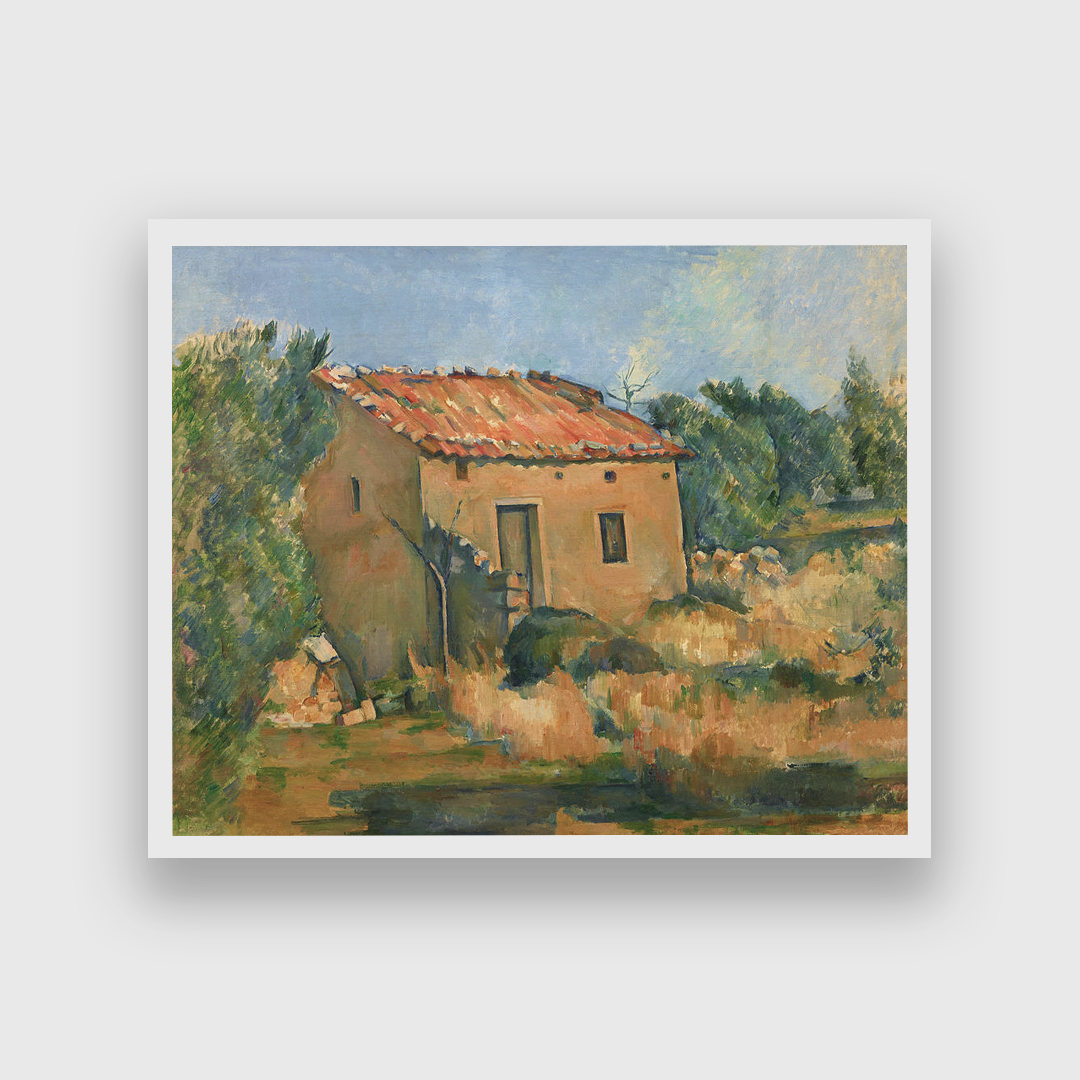 Abandoned House near Aix-en-Provence Painting 5 : 4 Horizontal Premium Wall Art Canvas by MeriDeewar