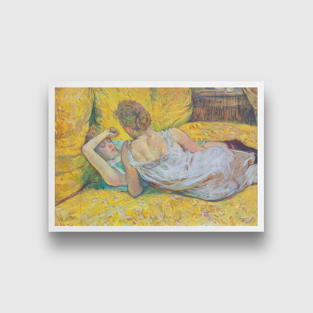 Abandonment Painting-Meri Deewar 3 : 2 Horizontal Premium Wall Art Canvas by MeriDeewar