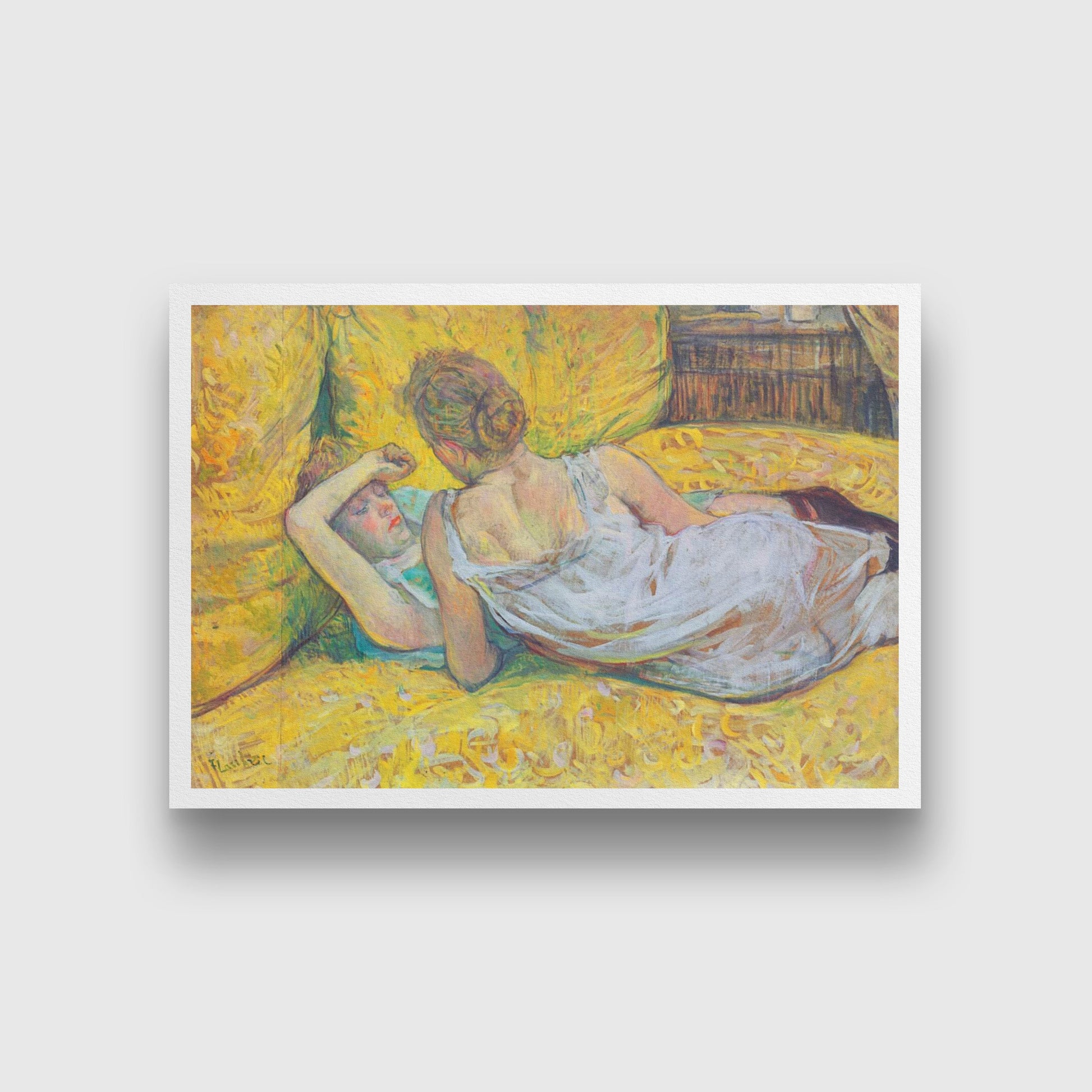 Abandonment Painting-Meri Deewar 3 : 2 Horizontal Premium Wall Art Canvas by MeriDeewar