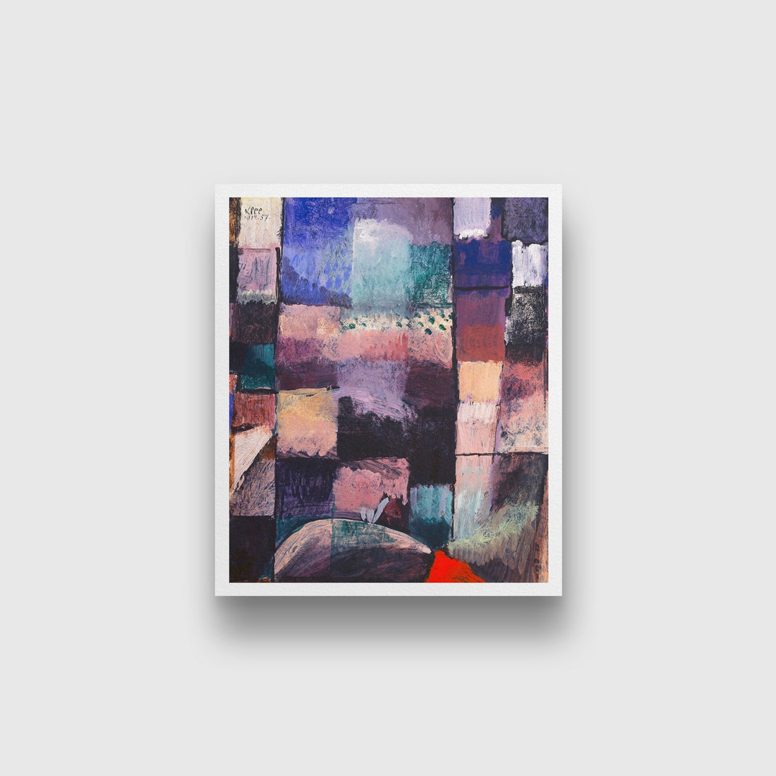About a motif from Hammamet Painting - Meri Deewar 5 : 6 Vertical Premium Wall Art Canvas by MeriDeewar