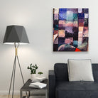 About a motif from Hammamet Painting - Meri Deewar 5 : 6 Vertical Premium Wall Art Canvas by MeriDeewar